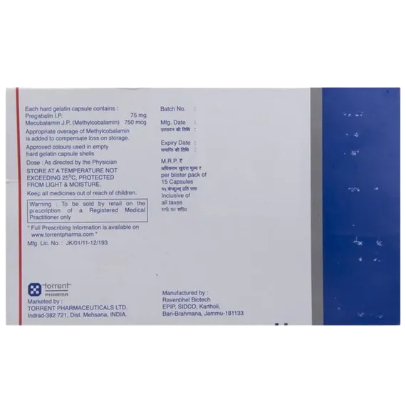 pregalin m 75mg capsule 15's